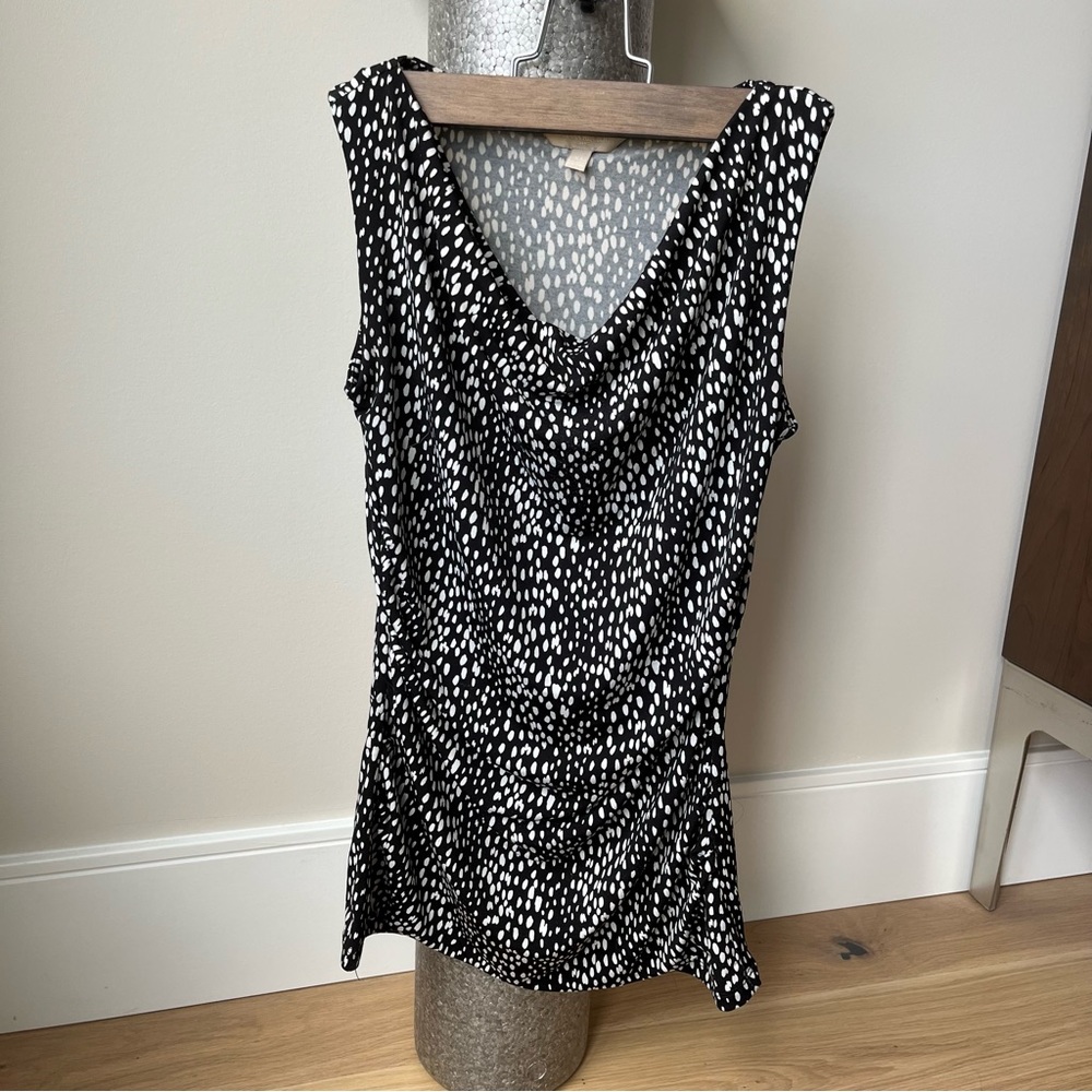 Banana Republic Speckled Print Stretch Tank XS